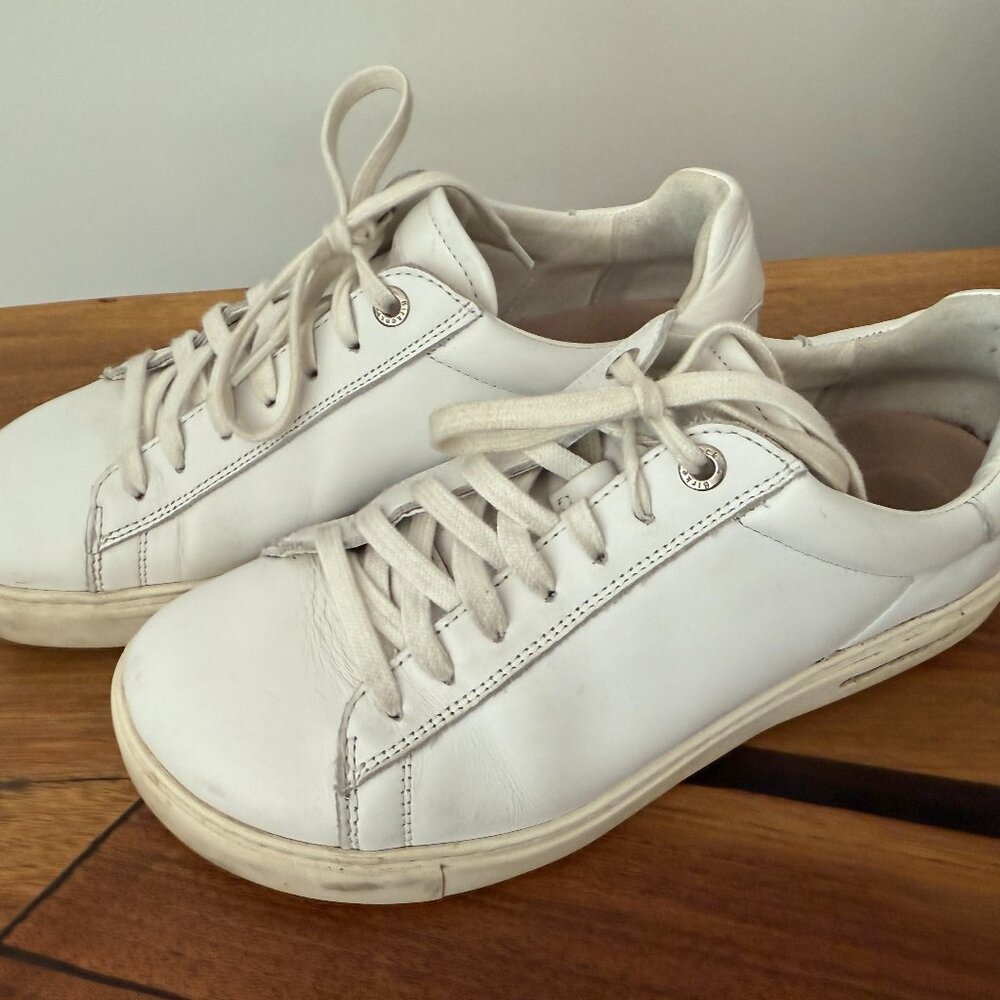 Birkenstock sneaker - the Bend, leather, white, size 7-7.5 US/38 EU